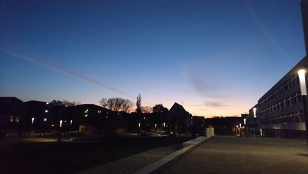 Sonnenuntergang am Steintorcampus