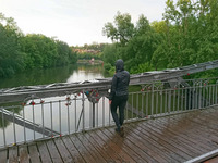 Bild von mir auf der Peißnitzbrücke (Bild öffnet vergrößert)