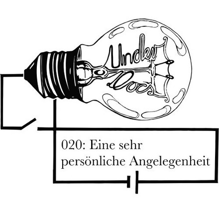 Logo des Podcasts 'Underdocs' - eine Glühbirne mit integriertem Titel des Podcasts