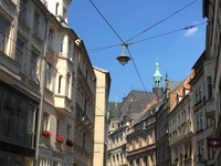 Zu sehen ist der historische Altstadtkern von Halle.