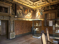 Historisches Zimmer in der Moritzburg