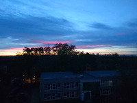 Foto: Ausblick von meinem Balkon am Böllberger Weg (Bild öffnet vergrößert)