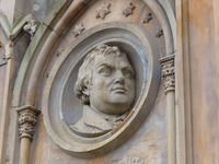 Luther-Darstellung an der Marktkirche