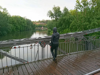 Bild von mir auf der Peißnitzbrücke