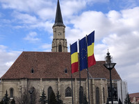 Auf dem Foto sieht man die Klausenburger Michaelskirche.