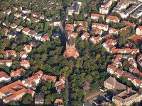 Foto: Das Paulusviertel von oben