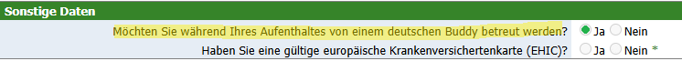 Buddy-Wunsch auf Mobility Online angeben Buddy-Wunsch auf Mobility Online angeben