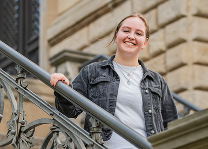 Studienbotschafterin Claire Biermann