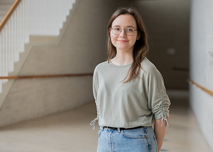 Studienbotschafterin Tabea Gonschorek